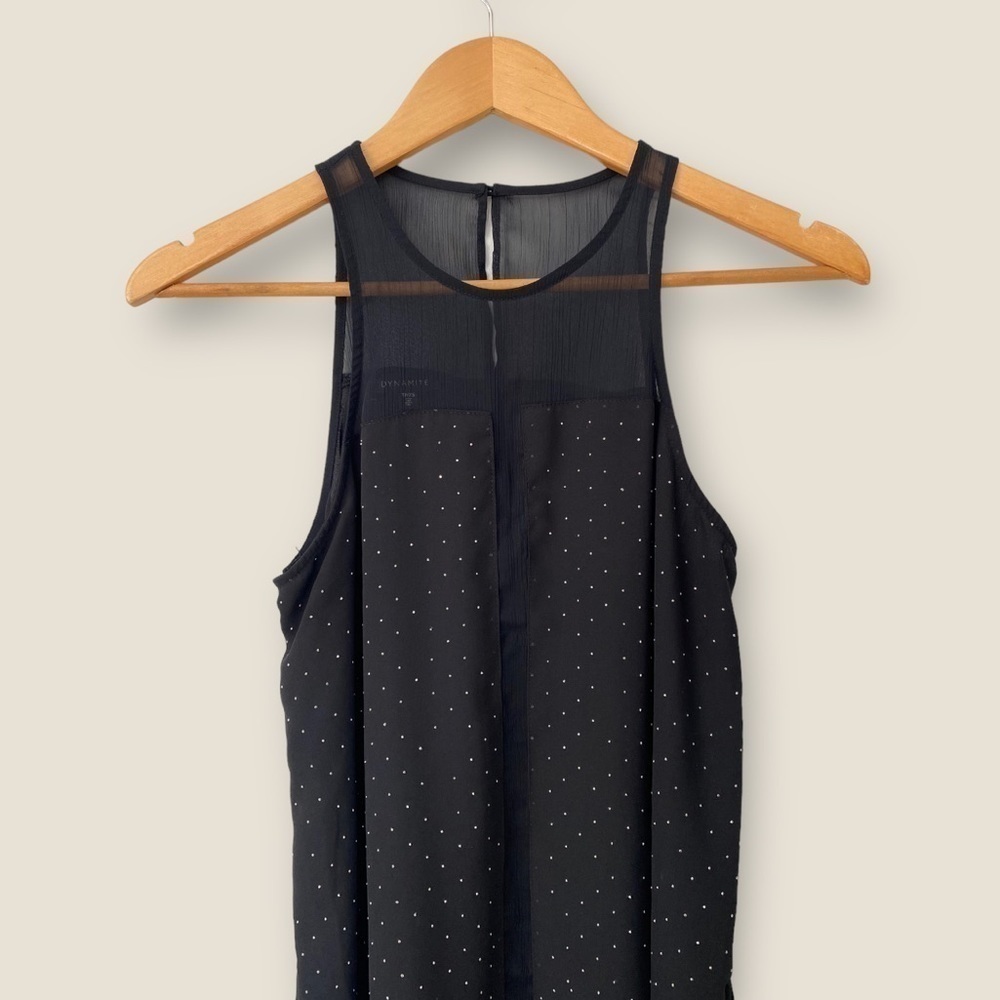 Dynamite Black Sparkly Tunic - Picture 3 of 10